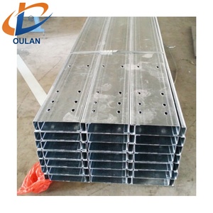 โครงเหล็กขึ้นรูปเย็นน้ำหนักเบาสำหรับผนังกั้นอาคารแบบโมดูลาร์และระบบฉนวนผนังภายในเหล็กรูปตัวซี - Product Image 5