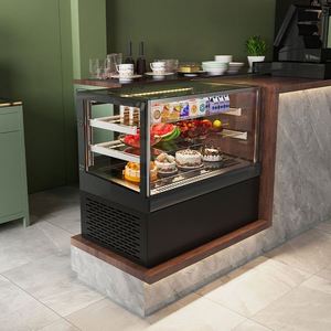 <span class=keywords><strong>Vitrina</strong></span> Exhibidora <span class=keywords><strong>de</strong></span> Pasteles Comercial <span class=keywords><strong>de</strong></span> Acero Inoxidable <span class=keywords><strong>de</strong></span> 1.<span class=keywords><strong>2</strong></span> <span class=keywords><strong>Metros</strong></span> con Compresor <span class=keywords><strong>de</strong></span> Aire, Puerta Corredera <span class=keywords><strong>de</strong></span> <span class=keywords><strong>Vidrio</strong></span> y Congelador para Almacenamiento <span class=keywords><strong>de</strong></span> Pasteles - Product Image 3