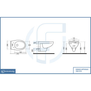 Vase suspendu en forme de fougère pour toilettes, design unique pour la décoration intérieure et l'amélioration de la salle de bain - Product Image 2