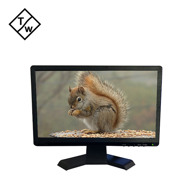 1920x1080 HD VGA Input 15.6 Inch LED Monitor with Speaker for Desktop 12V Computer Monitor