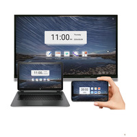75 Zoll 4K 20-Punkt-Touch Interaktives Flachbildschirm-Panel Smart Whiteboard mit Android-Betriebssystem für Unterricht und Besprechungen