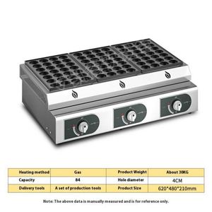 Máquina Comercial Eléctrica de 56 Agujeros para Procesamiento de Alimentos, Placa de Cocción para Bolas de Pescado, Bandeja para Hornear, Máquina para Bolas de Pulpo - Product Image 2