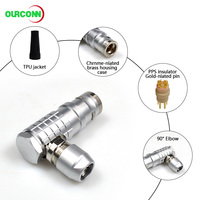 Connecteur circulaire étanche pour extérieur, fiche et prise aviation 2-32 broches, connecteur automobile étanche mâle 24 broches 90 degrés