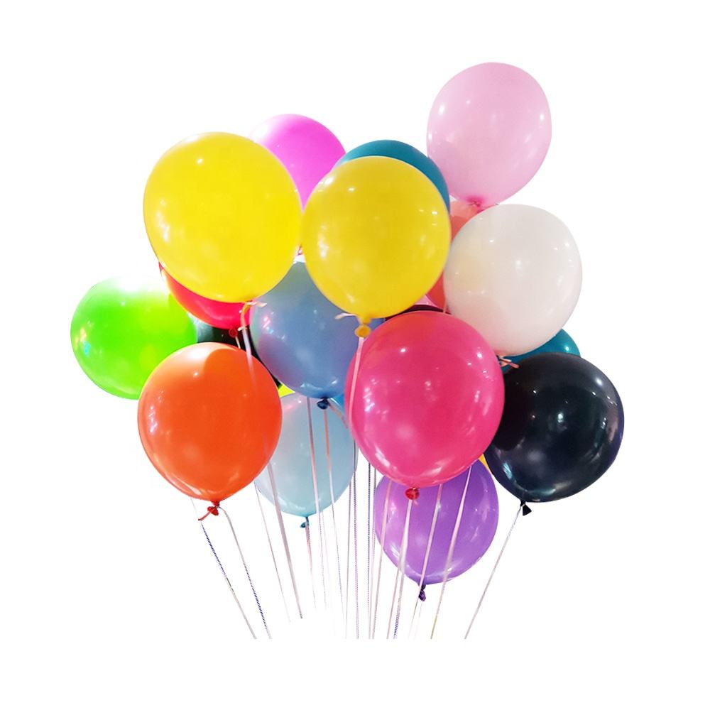 High Quality Party Decoration Theme Supplies 100% Natural Latex Rainbow Matte Color Biodegradable Eco Friend Balloons