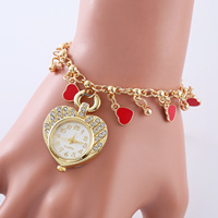 Montre-bracelet à quartz avec strass, motifs cœur, étoile, papillon, tortue, croix, pour usage quotidien, Zegarek Damski