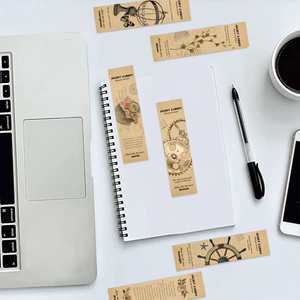 Journal Log Marker Tracker Biblioteca <span class=keywords><strong>Club</strong></span> Lista de lectura Marcadores Marcador de papel personalizado para libro - Product Image 3