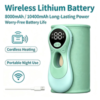 Chauffe-biberon portable sans fil rechargeable, sans eau, pour bébé, pour les voyages et les sorties