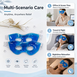2 pz Spa Gel maschere per gli occhi caldo freddo riutilizzabile impacchi di ghiaccio flessibili comprime terapia per occhi gonfi mal di testa emicranie Stress sollievo - Product Image 3