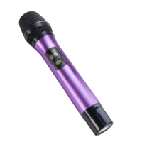 Microphone dynamique sans fil en plastique portable professionnel avec carte récepteur VHF PCB pour une utilisation en conférence et en studio