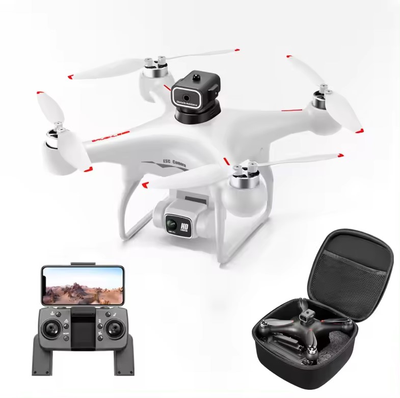 New S116 MAX RC Quadcopter Beginner Obstacle Avoidance Drone Dual Camera 4K Optical Flow Brushless Motor Plastic S116 Drones