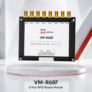 โมดูลเครื่องอ่าน RFID UHF แบบ 8 พอร์ต รุ่น VM-R68F ความถี่ 860-960MHz วัสดุ ABS 8 ช่อง สำหรับควบคุมการเข้าออกด้วยบัตร - Product Image 6