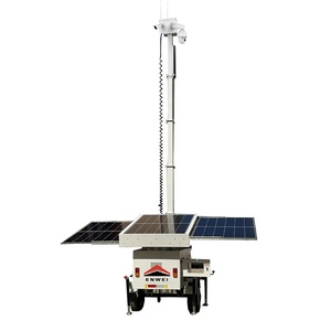 Système solaire portable haute fiabilité avec caméra HD pour surveillance d'entrepôt sur remorque - Product Image 1
