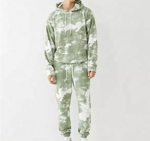 2025 chándal para hombres Puff impreso chándal Flare Sudadera con capucha y pantalones conjuntos apilados Unisex chándal Pantalones - Product Image 2