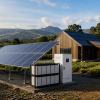 Sistem Energi Surya Off-Grid 6-30kW dengan Pengontrol MPPT Inverter Baterai 48V untuk Rumah dan Daya Terpencil