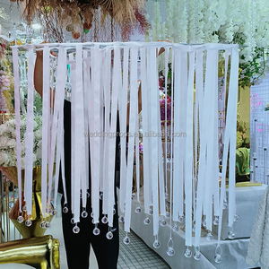 ستارة موجية فاخرة من الخرز الأكريليك لتزيين سقف حفلات الزفاف مع توصيل سريع - Product Image 6