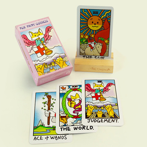 Custom Printing <strong>Tarot</strong> Cards with fox fairy <strong>Goddess</strong> on Premium Box for Complete <strong>Tarot</strong> Cards Deck and Guidebook - Product Image 3