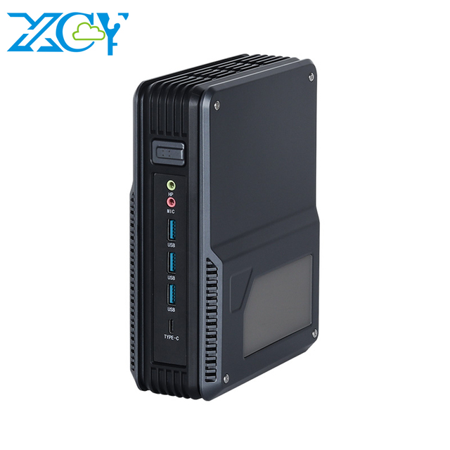 XCY Mini PC Intel N150 4 Core DDR5 Win 10 Pro Dual Display HD-MI + DP Linux Micro Office Desktop for Light Gaming
