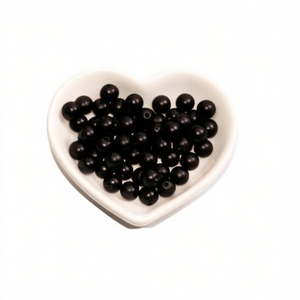 ILAN Abalorios Negros de 10mm para Joyería y Manualidades - Product Image 2