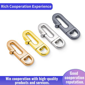 Fabrika özelleştirme çanta askısı için köpek kancası katı Metal döner klip yaylı kanca kayış - Product Image 4