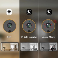 Kartu SIM 4G 5MP 1080P WiFi Kamera Keamanan IP Mini Deteksi PIR Penglihatan Malam 3000mAh Built-in untuk CCTV Rumah Kompatibel MicroSD