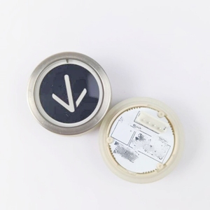 Thang Máy thang cuốn phụ tùng hiện đại thép không gỉ Vòng push button với chữ nổi cho bệnh viện sử dụng - Product Image 1