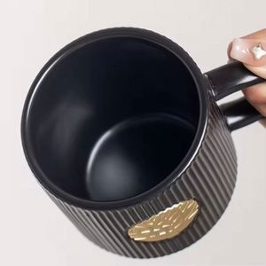 500ml Nordic Matte Custom Copper <b>Sheet</b> Ceramic Mug Manufacturer Luxury Coffee Mugs with logo Household Water Cup Gift Box - Product Image 4