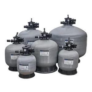 Swimming Pool Top Mount Or Side Mount Sand Filter With Six-Position Valve For Water Treatment Plant