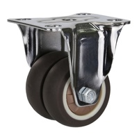 110 à 120Kg Heavy Duty Petit Plastique En Caoutchouc Pivotant Chaise De Bureau Roulette Meubles Roulette Roulette