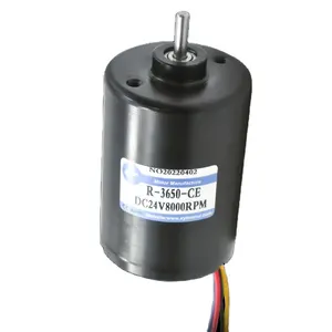 Xinyongai r3650 3625 3640 12v 24v, 8000 rpm, motor sem escova, bldc silencioso, motor interno aplicado para robô