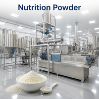 Ligne de production de céréales pour bébés certifiée CE, machine de traitement de poudre nutritionnelle, usine de fabrication de porridge instantané, système de contrôle PLC
