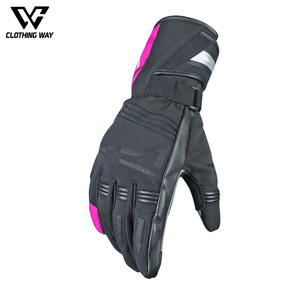 Men's 100% Genuine Leather Reverse Stitched Full-<b>finger</b> Driving Wholesale Motorbike Gloves Custom Motorcycle Riding Gloves - Product Image 5