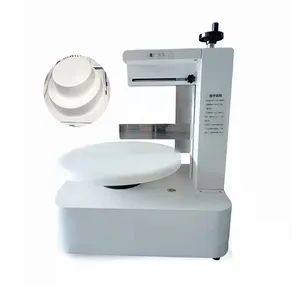 Attractive Design Automatic Round Cakes Depositor Cream Ice Cake Coating Frosting Decorating Icing Machine