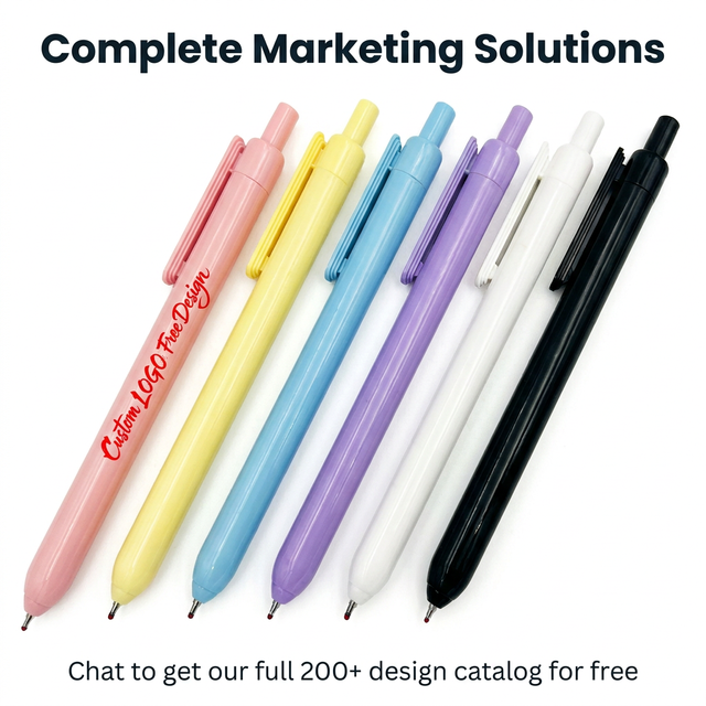Ballpoint Pen Gel Pen Custom Candy-colored Push-button Fountain Pen Custom-made for Companies Office and Exam Carbon Pen