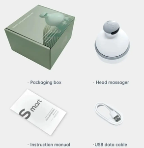 Aplicador de aceite para el cabello portátil recargable inteligente dispositivo masajeador de cuero cabelludo eléctrico portátil para el crecimiento del cabello - Product Image 4