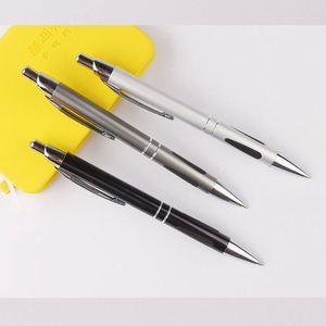 Custom Laser Logo Button Press Metal Ballpoint <b>Pen</b> Wholesale Bulk Aluminum Office Supplies 1.0 mm Writing Width for Gifts - Product Image 5