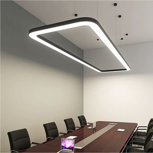 Lampu gantung LED, lampu gantung aluminium untuk ruang pertemuan kantor toko tukang cukur Gym - Product Image 3