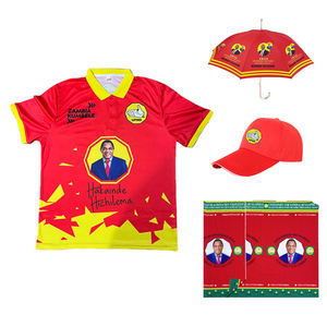 Gahumi Transferencia de Calor elección Zambia camiseta proveedor venta al por mayor nueva campaña electoral Presidir Weah camiseta promocional - Product Image 1