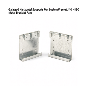 Soportes Horizontales Galvanizados Fami para Estructura de Bujes L140 H150, Par de Soportes Metálicos - Product Image 3