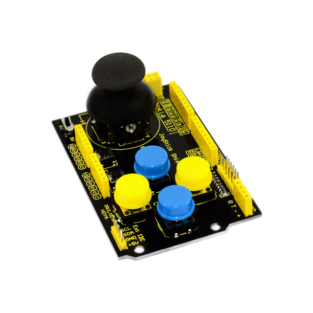 Keyestudio JoyStick Shield Module Robotics Control Game Rocker Button Controller PS2 Joystick Expansion Board for U NO R3