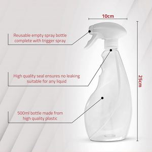 ขวดพลาสติก HDPE ขนาด 300 มล. 500 มล. 750 มล. 1000 มล. สีตามสั่ง สำหรับบรรจุน้ำยาซักผ้า พร้อมหัวปั๊มสเปรย์ จำนวน 100 ชิ้น - Product Image 3