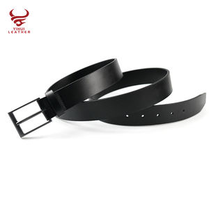 <span class=keywords><strong>Cintura</strong></span> in pelle di moda all'ingrosso per lavoro da <span class=keywords><strong>uomo</strong></span> d'affari singola fibbia nera in vera pelle per il vestito da <span class=keywords><strong>uomo</strong></span> - Product Image 5