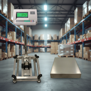 เครื่องชั่งน้ำหนักแบบตั้งพื้นสำหรับอุตสาหกรรม ขนาด 30*40 ซม. รองรับน้ำหนัก 150 กก. พร้อมหน้าจอแสดงผล Yaohua A12 - Product Image 1