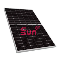 Panneau solaire bifacial Sunplus Optimum SR4-72NHBD-580M entièrement noir, taille des cellules 158,75 mm, efficacité 23,4 %, expédition depuis l'entrepôt américain.