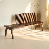 Silla de Descanso Moderna de Madera Maciza para Dormitorio, Banco Plegable Resistente, Silencioso, Informal, para Cambiar Zapatos, Taburete para Comedor y Sala de Estar