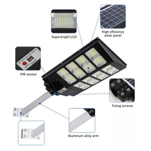 Factory Wholesale LED <b>Solar</b> Street <b>Lights</b> <b>Outdoor</b> Waterproof All in One Integrated <b>Garden</b> <b>Solar</b> Lighting Street <b>Light</b> - Product Image 2