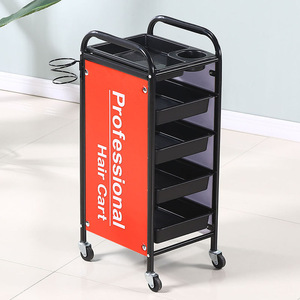 Chariot de salon de coiffure plateau Salon de coiffure chariots de travail chariot support or Salon meubles cuisine mobile choses modernes - Product Image 6