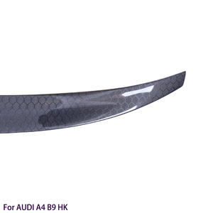 For B9 B9.5 Sedan Style Honeycomb Carbon Fiber Rear Spoiler Trunk Wing 2016-2023 - Product Image 3