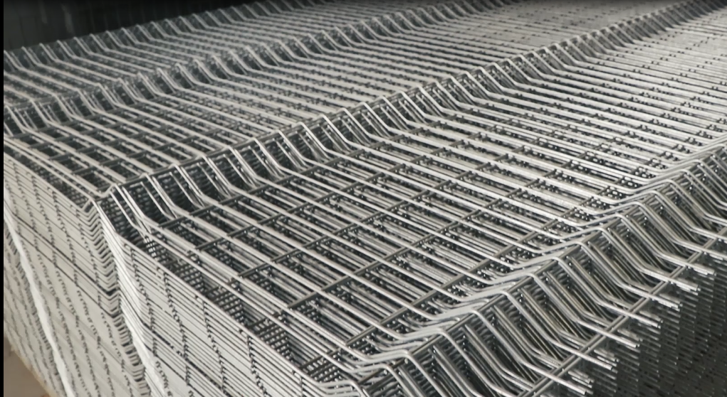 Powder Coated 1.5m 3d Curved Wire Mesh Fence Galvanized Steel