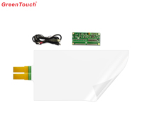 Lámina Táctil Interactiva USB Impermeable de 32 Pulgadas para Pantalla de Cargador de Vehículos Eléctricos para Exteriores