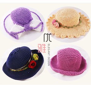 Nouveau bricolage macramé fil de soie lumière creux polyester cordon tricot crochet bricolage sacs Crochet panier été chapeau artisanat corde - Product Image 6